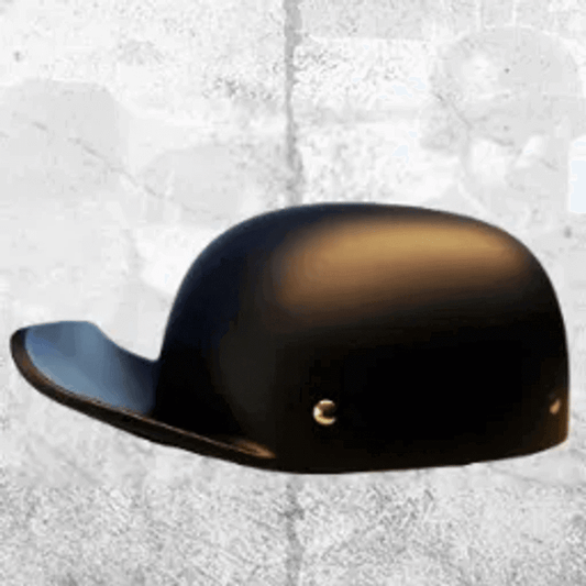 MicroLid Curve -Baseball Motorcycle Helmet Black Matte