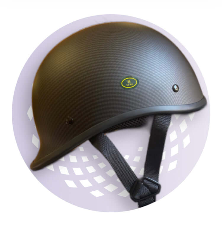 MicroLID Twister 2.0 CFL (Carbon Fiber Look) - Reversible Beanie NOT-DOT Helmet