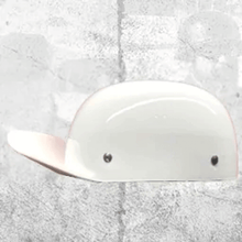 MicroLid Curve -Baseball Motorcycle Helmet White Gloss