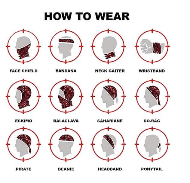 Face Shield Subdued American Flag Neck Gaiter Bandana - Skootdog.com