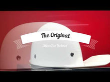 MicroLid Slider Baseball Motorcycle Helmet White Gloss