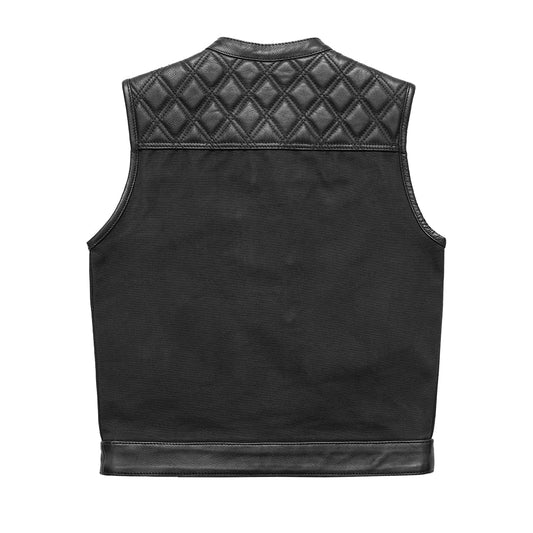 Hunt Club- Diamond Quilt Men's Blk Vest - Skootdog.com