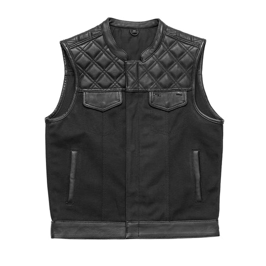 Hunt Club- Diamond Quilt Men's Blk Vest - Skootdog.com