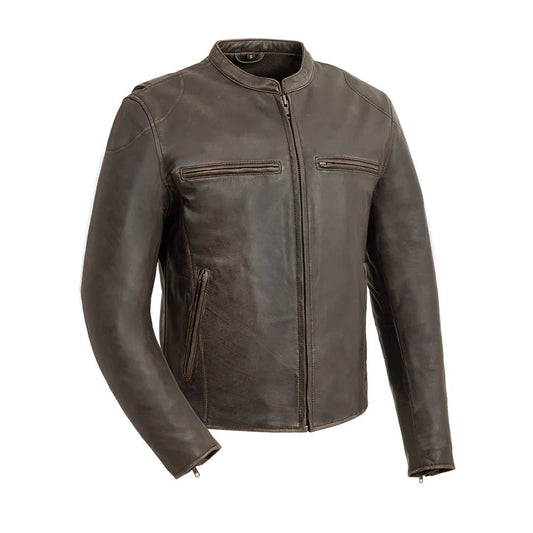 Indy Men's Jacket Antique Brown - Skootdog.com