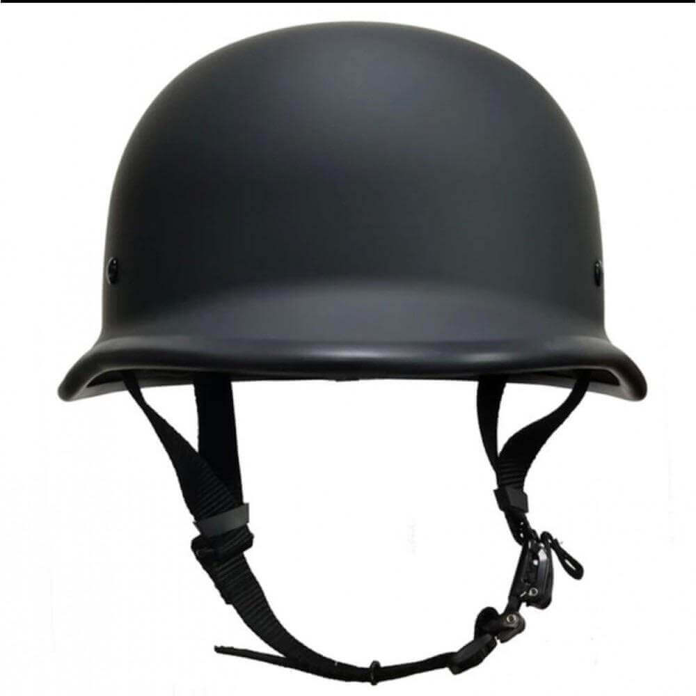 Micro DOT Mayhem German Style Motorcycle Helmet - Skootdog.com