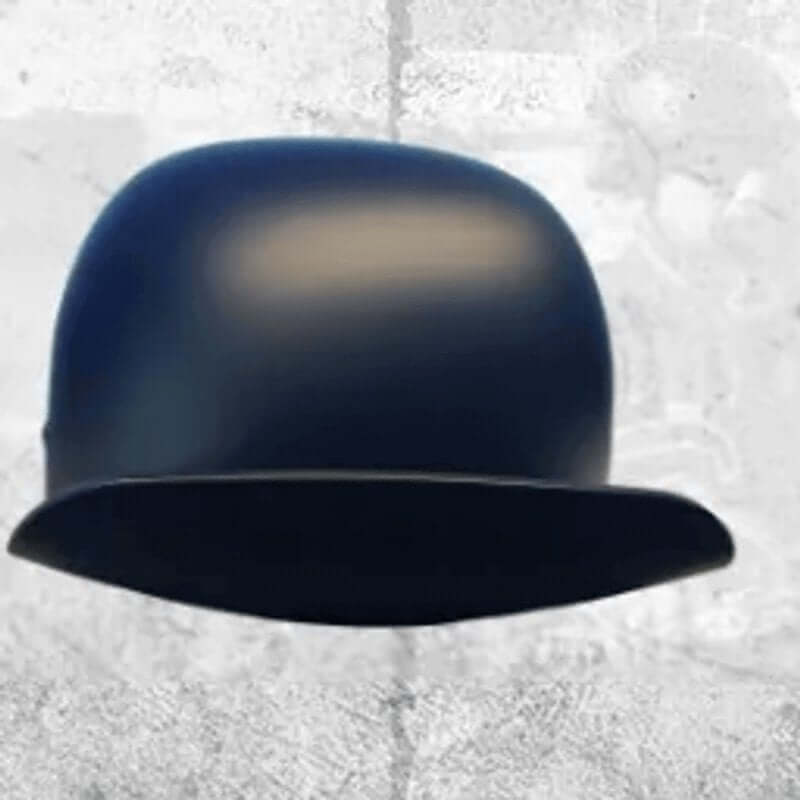 MicroLid Curve -Baseball Motorcycle Helmet Black Matte - Skootdog.com