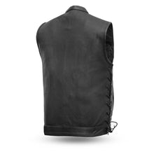 Sniper - Men's Motorcycle Leather Vest - Skootdog.com