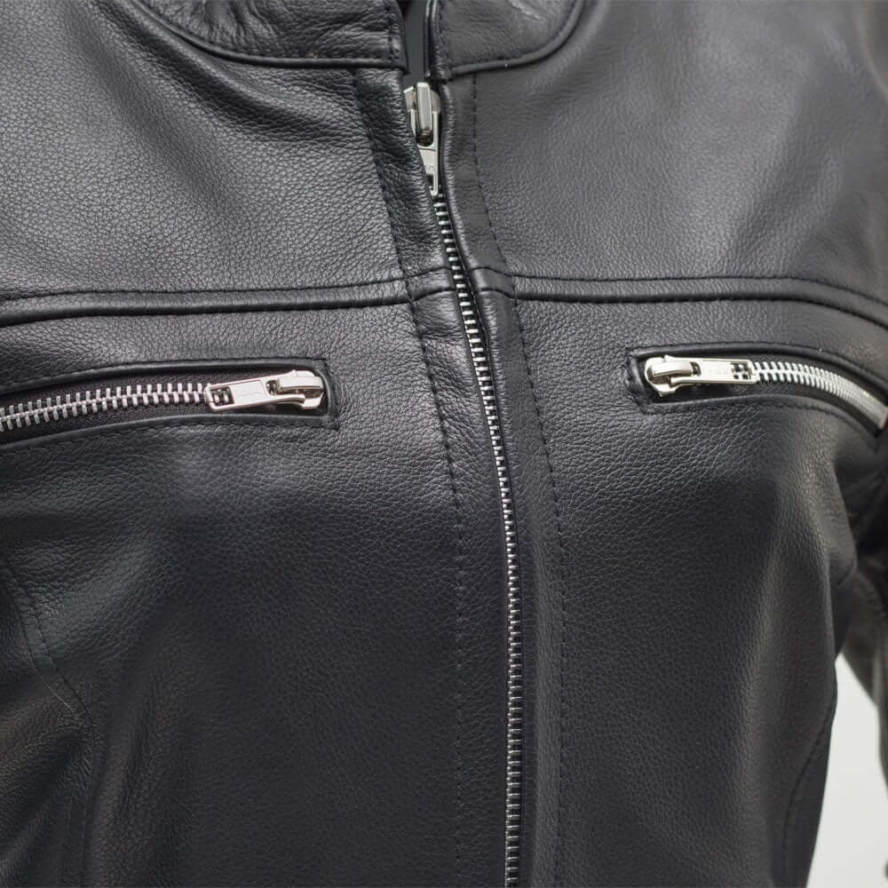 Women's Leather Jacket "Roxy" - Skootdog.com