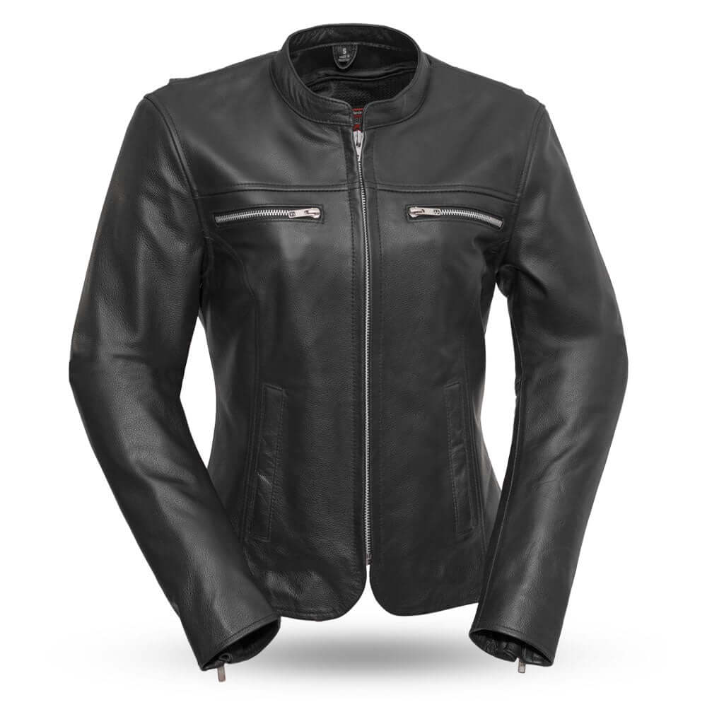 Women's Leather Jacket "Roxy" - Skootdog.com